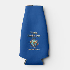 Vereinigung für Gesundheit. Weltgesundheitstag. T- Flaschenkühler