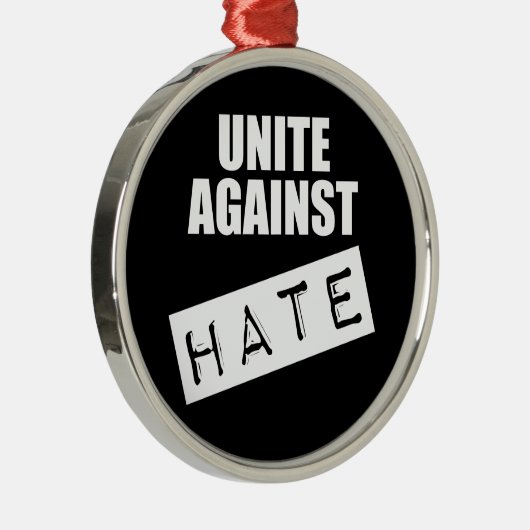 Vereinigung gegen das Hass Ornament Aus Metall (Rechts)