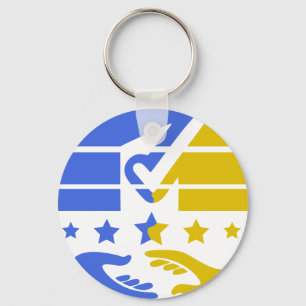 Vereinigung und Rhein: Eine Vision der Zusammenarb Schlüsselanhänger