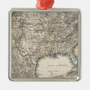 Vereinigungs-Staaten von Nordamerika, Mexiko Silbernes Ornament