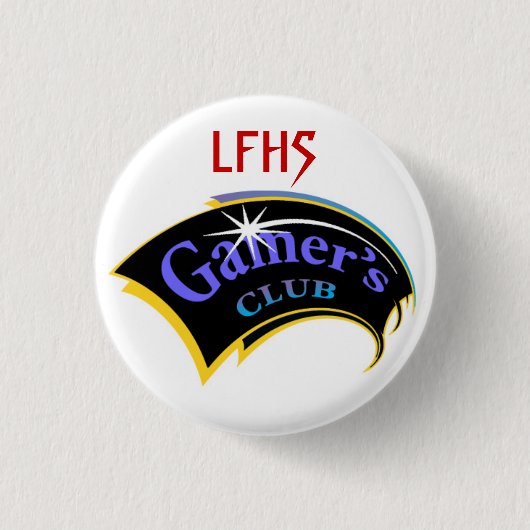 Vereinknopf LFHS Gamers Button (Vorderseite)