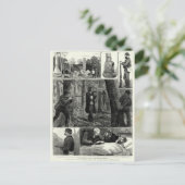 Vereinnahmung der Ned Kelly Gang Postkarte (Stehend Vorderseite)