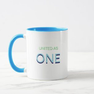 Vereint als eine einheitliche Tasse