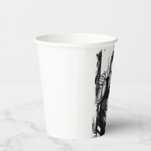 Vereint als eins - Belgien Paper Cup Pappbecher (Rechts)