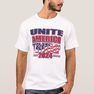 Vereint Amerika Trump 2024 T-Shirt