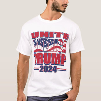 Vereint Amerika Trump 2024 T-Shirt