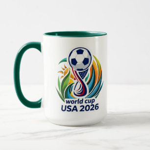 Vereint durch das Spiel: 2026 Fußball-Feier-Design Tasse