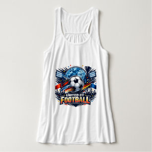 Vereint durch Fußball – Globaler Meisterschaftsvek Tank Top