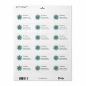 Vereint für Frieden Adressaufkleber (Vorne)