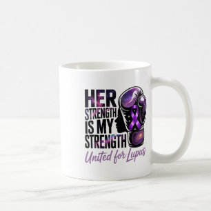 Vereint für Lupus Lila Awareness-Schleife und Boxe Kaffeetasse