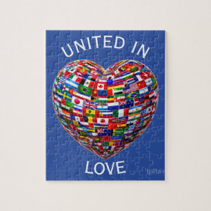 VEREINT IN DER LIEBE: HERZ DER MENSCHHEIT PUZZLE