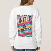 Vereint in Freiheit Sweatshirt (Rückseite)