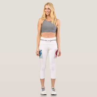 Vereint in Liebe Waistband - Motivierend Frauensch Capri Leggings