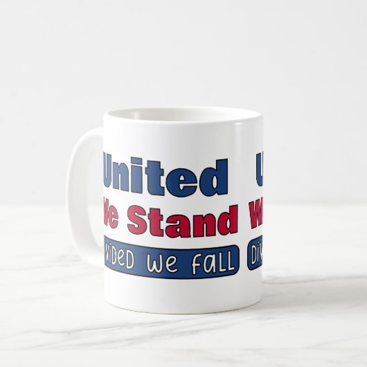 Vereint Kaffeetasse (Vorderseite Links)