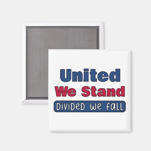 Vereint Magnet (Vorderseite/Rückseite)