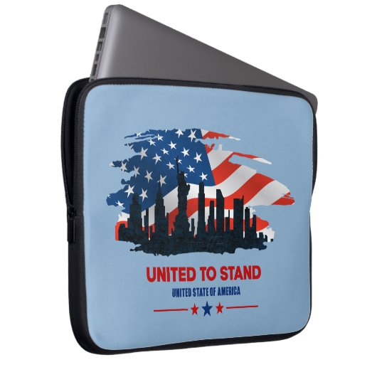 Vereint | Notebook-Sieb 15" Laptopschutzhülle (Vorne Rechts)