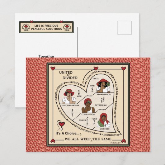 Vereint oder geteilt 1_ postkarte (Vorne/Hinten)