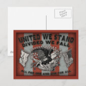 Vereint Postkarte (Vorne/Hinten)