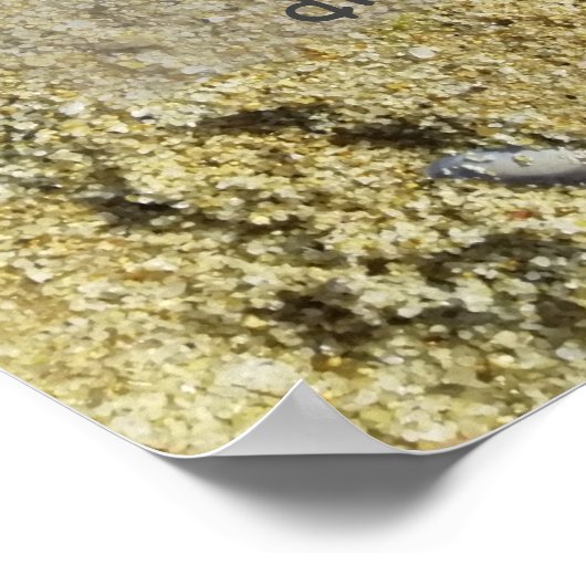 Vereint sind wir gespalten, wir fallen Meer Foto P Poster (Ecke)