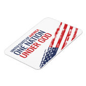 vereint Staaten eine Nation unter Gottes Zeichen Magnet (Linke Seite)