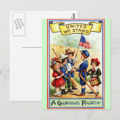 vereint stehen postkarte (Vorne/Hinten)