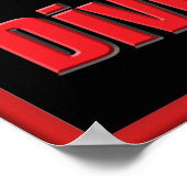 Vereint stehen wir gespalten, wir fallen poster (Ecke)