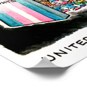 Vereint stehen wir, geteilt fallen wir poster (Ecke)