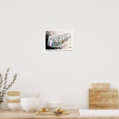 Vereint stehen wir, geteilt fallen wir poster (Küche)