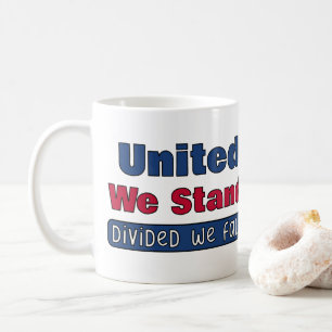 Vereint stehen wir kaffeetasse