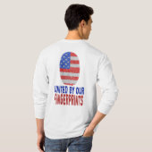 Vereint von unseren FingerPrints T-Shirt (Schwarz voll)