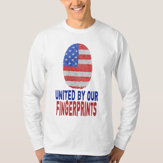 Vereint von unseren FingerPrints T-Shirt (Vorderseite)