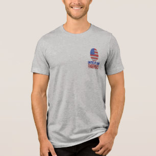 Vereint von unseren FingerPrints Tri-Blend Shirt
