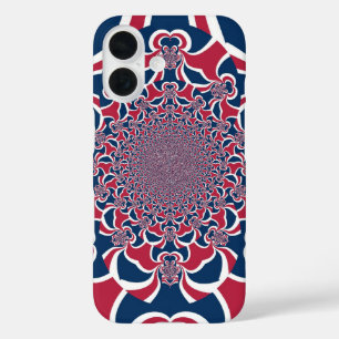 Vereinte Farben: Farbenfrohe globale Muster iPhone 16 Hülle