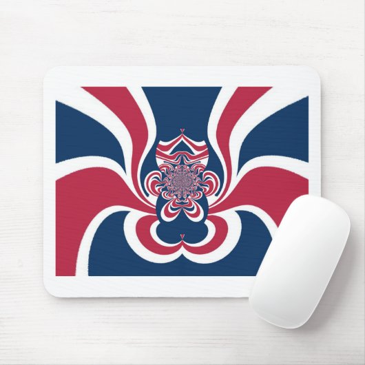 Vereinte Farben: Farbenfrohe globale Muster Mousepad (Mit Mouse)