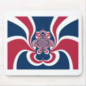 Vereinte Farben: Farbenfrohe globale Muster Mousepad (Vorne)