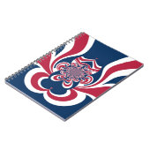 Vereinte Farben: Farbenfrohe globale Muster Notizblock (Linke Seite)