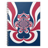 Vereinte Farben: Farbenfrohe globale Muster Notizblock (Vorderseite)