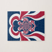 Vereinte Farben: Farbenfrohe globale Muster Puzzle (Horizontal)