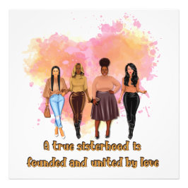 Vereinte Herzen: Diversity in der Innenstadt feier Fotodruck