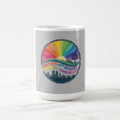Vereinte Hoffnung Helles Morgen – Inspirierende Ei Kaffeetasse (Mittel)