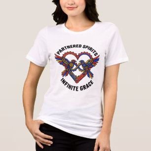Vereinte Seelen Infinite Grace Mechanische Vögel Tri-Blend Shirt
