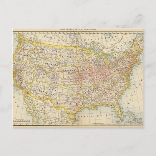 Vereinte Staaten 4 Postkarte (Vorderseite)