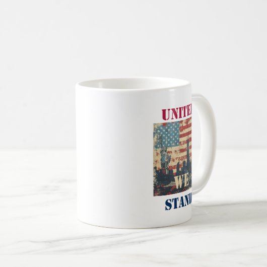 Vereinte Staaten | American Patriotic Design Kaffeetasse (VorderseiteRechts)