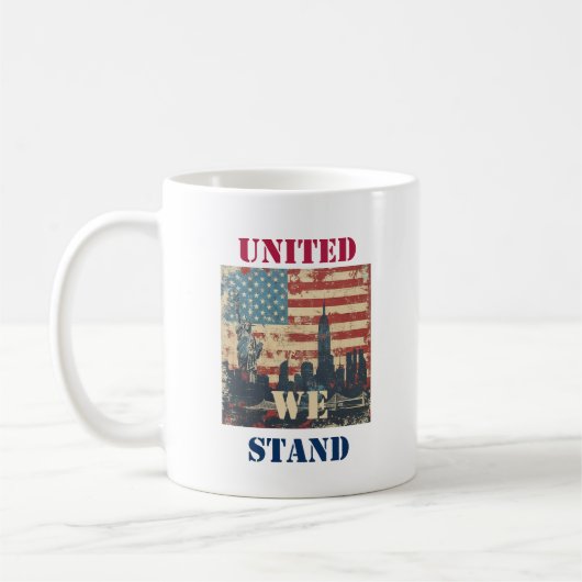 Vereinte Staaten | American Patriotic Design Kaffeetasse (Links)