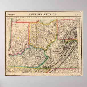 Vereinte Staaten, Amerika 50. September Poster