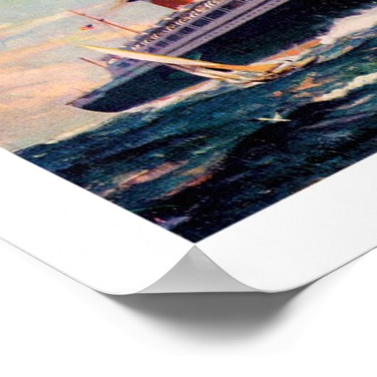 Vereinte Staaten auf See Poster (Ecke)