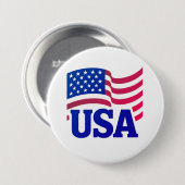 Vereinte Staaten Button (Vorne & Hinten)