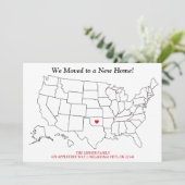 Vereinte Staaten erstellen neue Zuhause-Moving Ankündigung (Stehend Vorderseite)