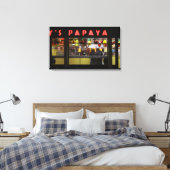 Vereinte Staaten, New York. Graues Papaya: Fenster Leinwanddruck (Insitu (Schlafzimmer))
