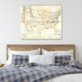 Vereinte Staaten Nordamerikas Leinwanddruck (Insitu (Schlafzimmer))